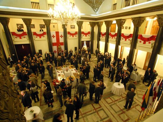 Reception at Georgian Parliament