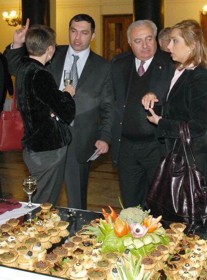 Reception at Georgian parliament