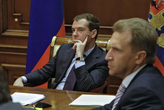 Dmitry Medvedev conducts a number of events on August 6, 2009
