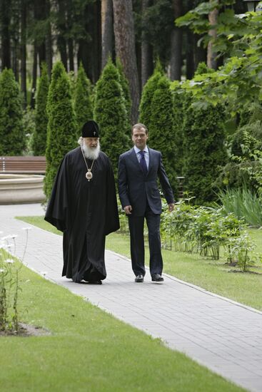 Russian President Dmitry Medvedev, Patriarch Kirill