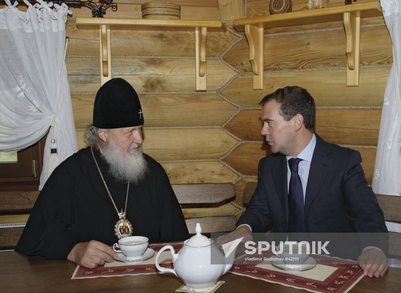 Russian President Dmitry Medvedev, Patriarch Kirill