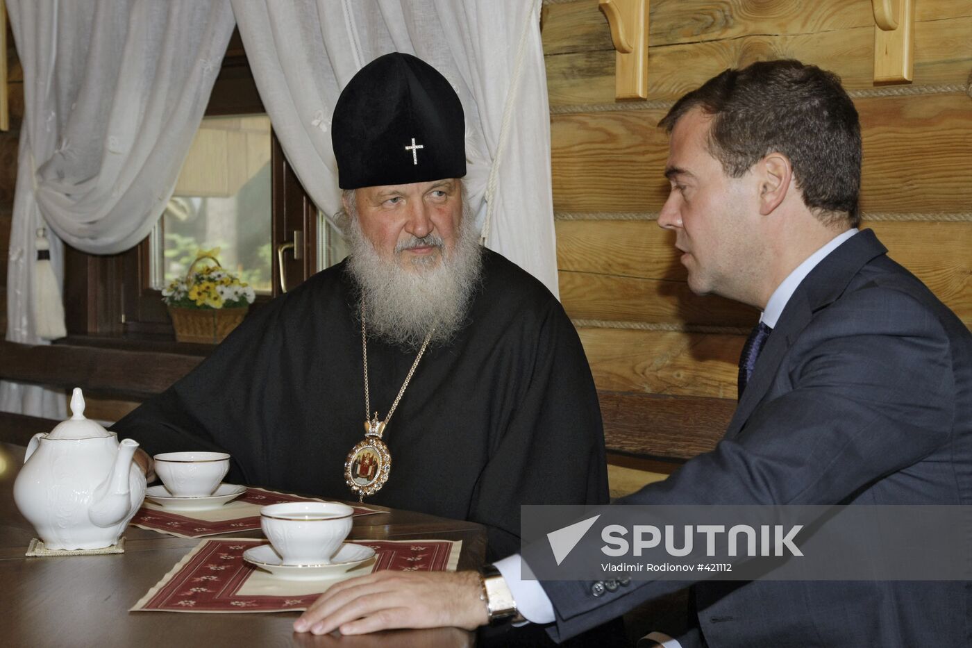 Russian President Dmitry Medvedev, Patriarch Kirill