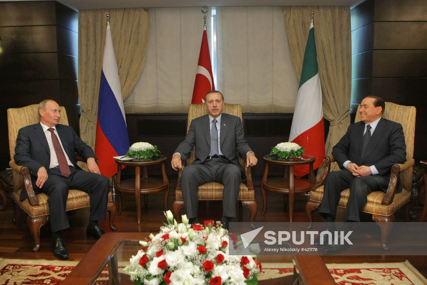 Russian, Turkish, Italian Prime Ministers meet in Ankara