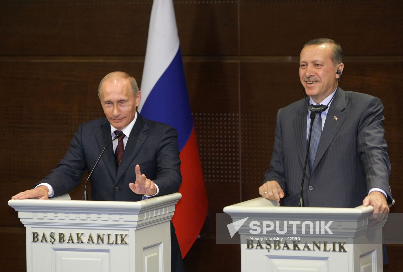 Vladimir Putin, Recep Tayyip Erdoğan give news conference