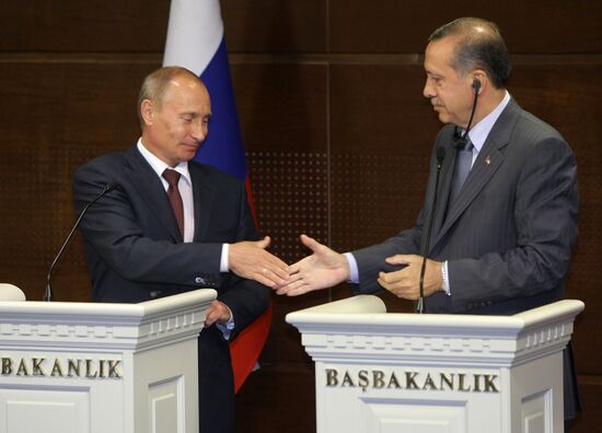 Vladimir Putin, Recep Tayyip Erdoğan give news conference