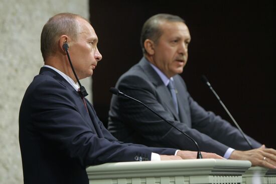 Vladimir Putin, Recep Tayyip Erdoğan give news conference