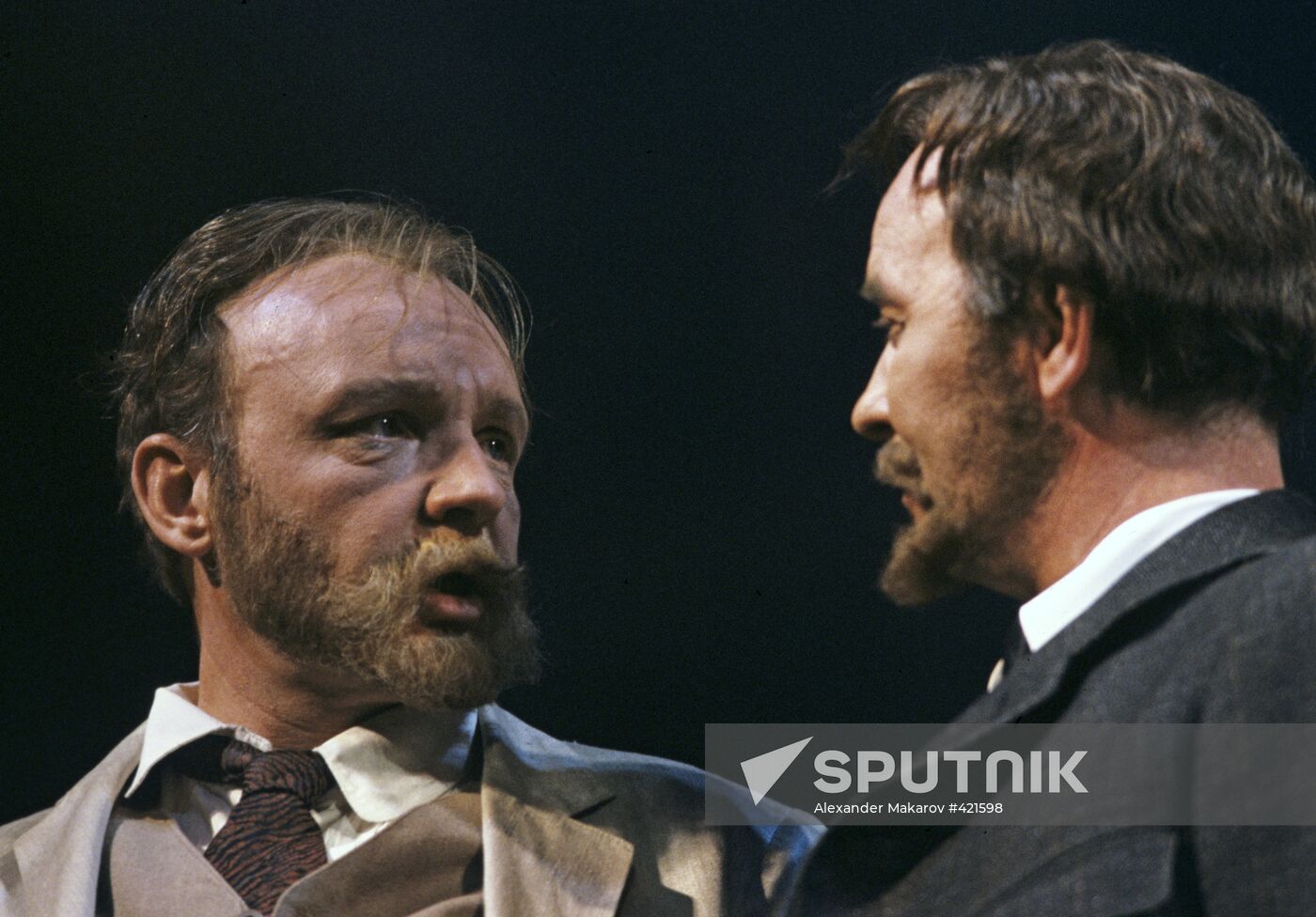 Actors Andrei Myagkov and Oleg Borisov