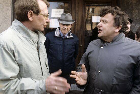 Pavel Borovsky and Antanas Buzinskas