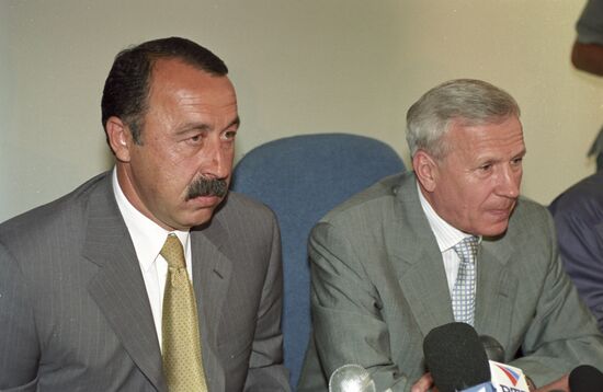 Valery Gazzayev and Vyacheslav Koloskov