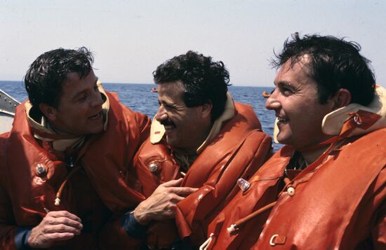Alexander Serebrov, Muhammed Ahmad Faris, Vladimir Titov