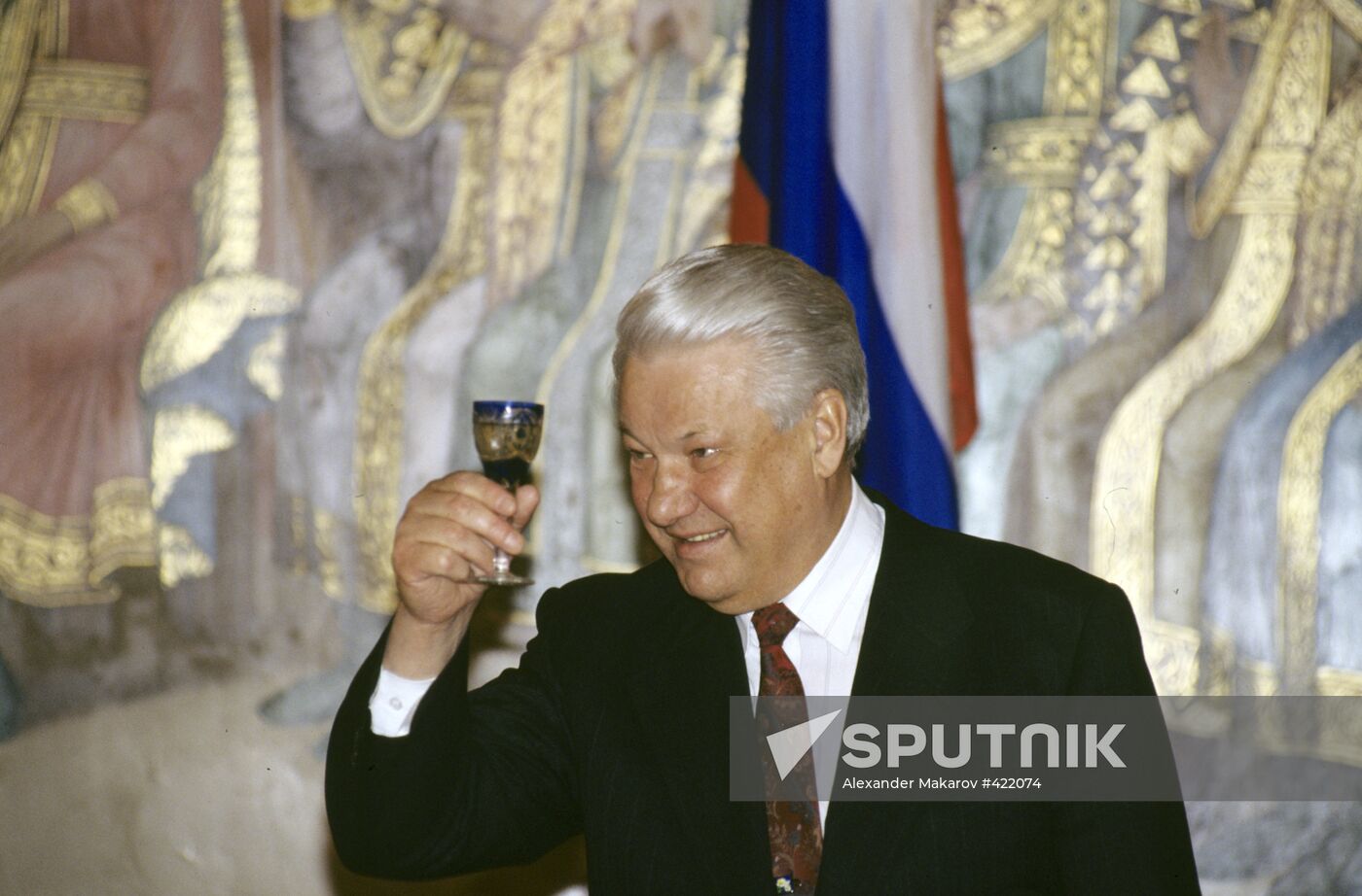 Russian President Boris Yeltsin