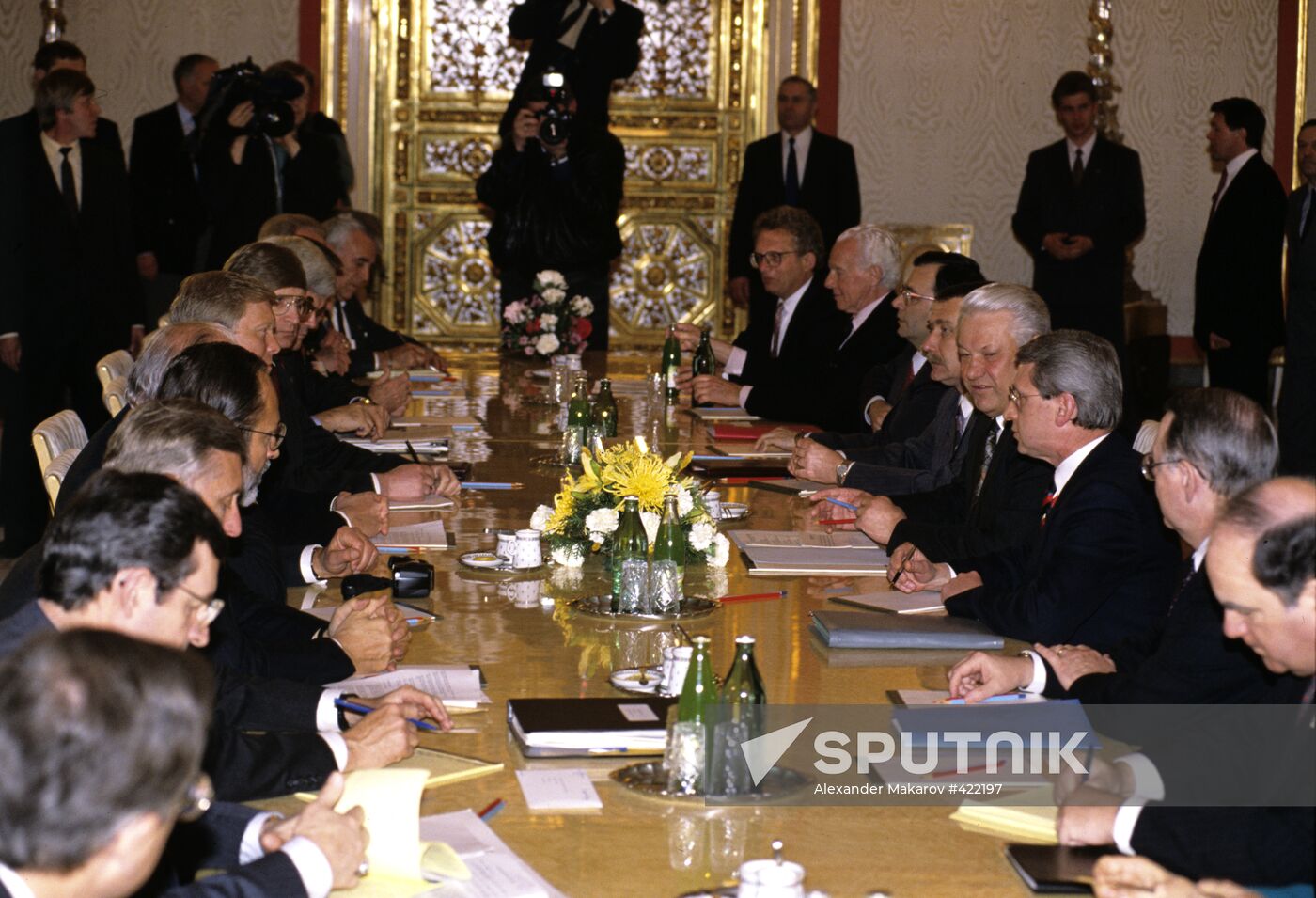 Delegation from U.S. Congress is received in Moscow Kremlin