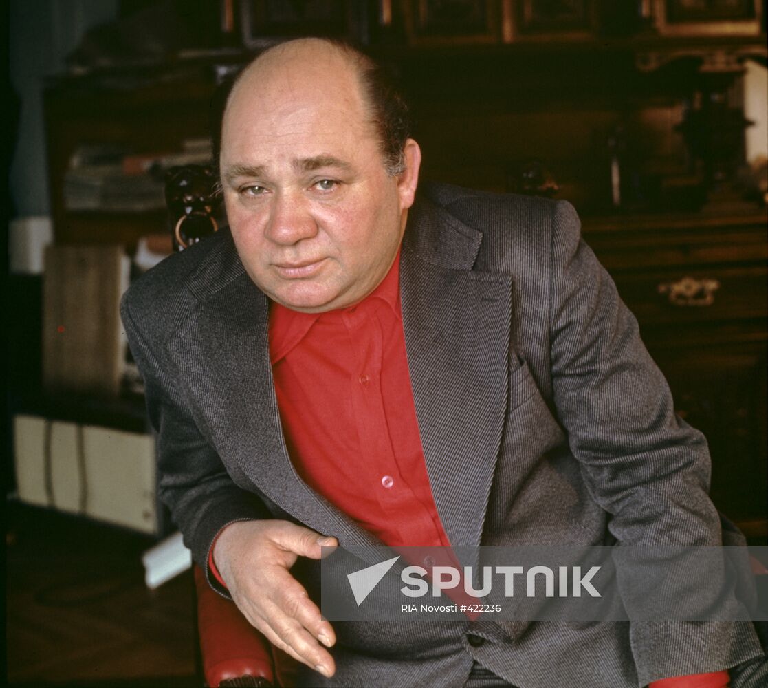 Actor Yevgeny Leonov