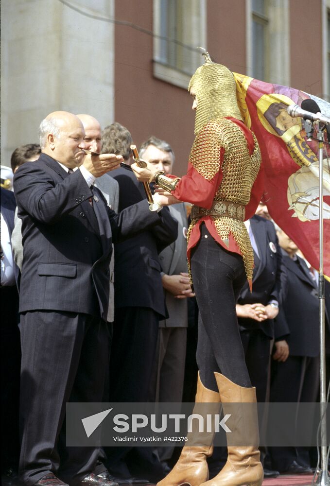 Moscow Mayor Yuri Luzhkov