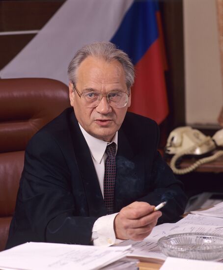 Russian Minister Vyacheslav Mikhailov