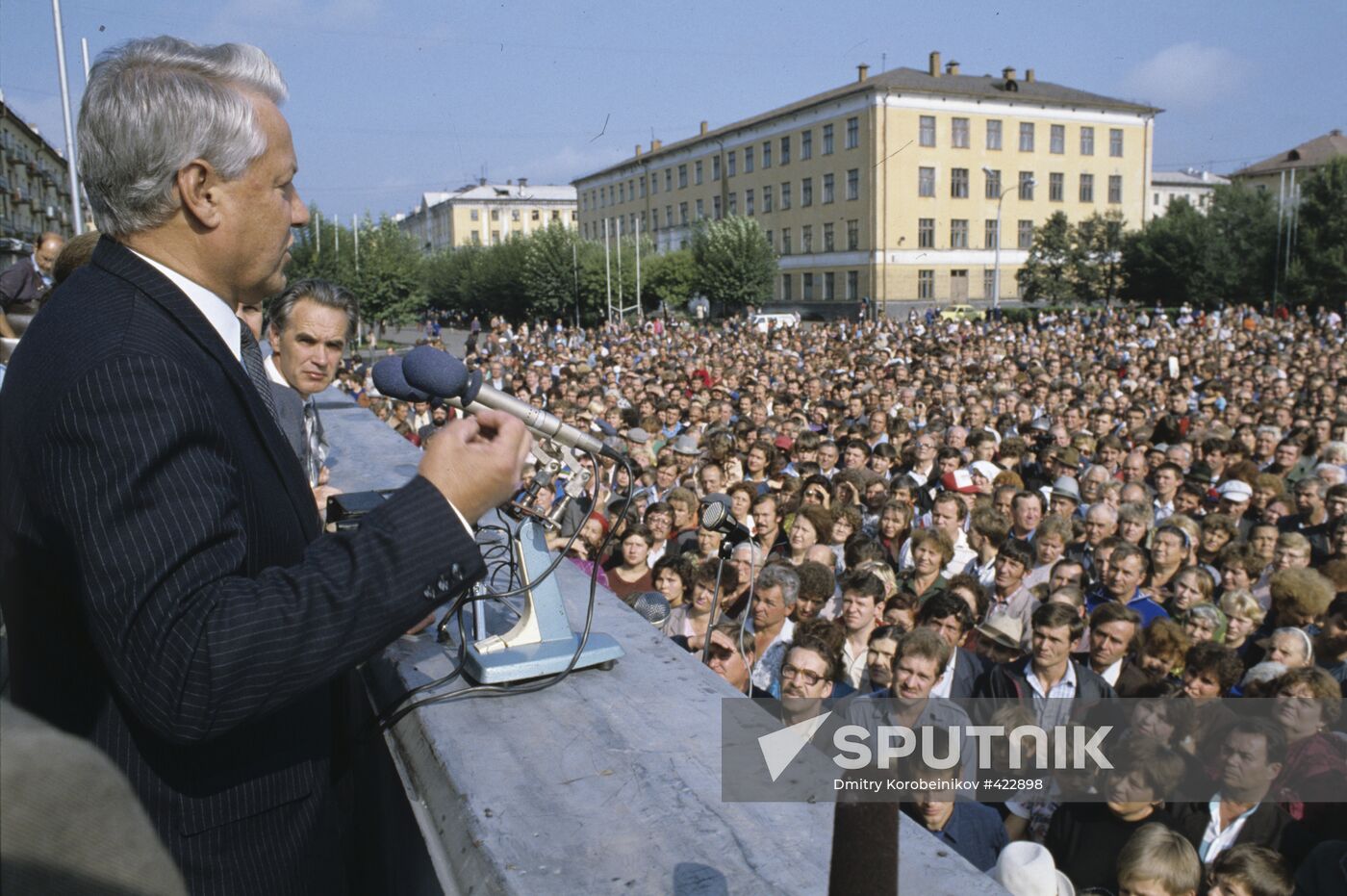 Chairman of RSFSR Supreme Soviet, Boris Yeltsin