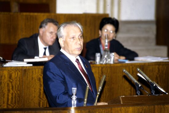 USSR Supreme Council Chairman Anatoly Lukyanov