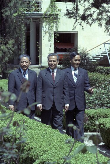 Laotian PM Kaysone Phomvihane
