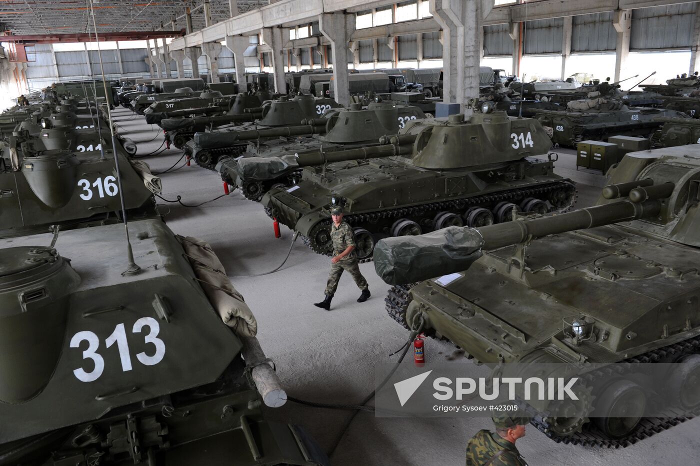 Russian military base in Tskhinvali