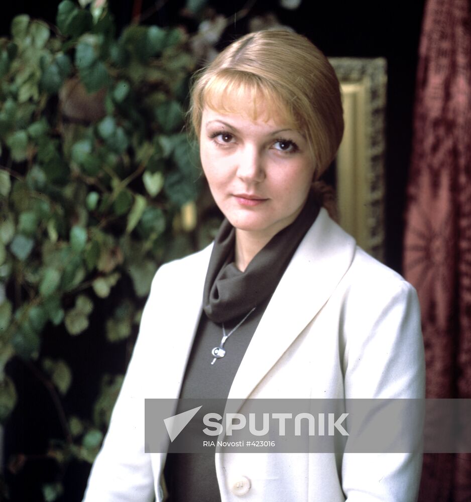 Film actress Marina Dyuzheva