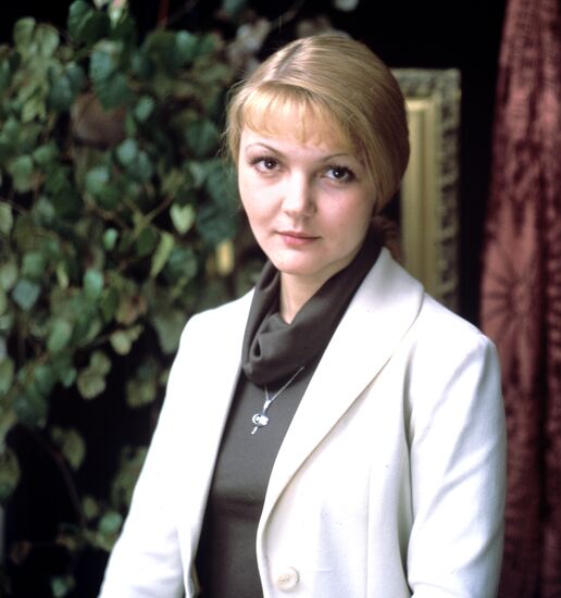 Film actress Marina Dyuzheva