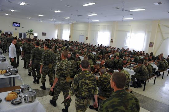 Russian military base in Tskhinvali
