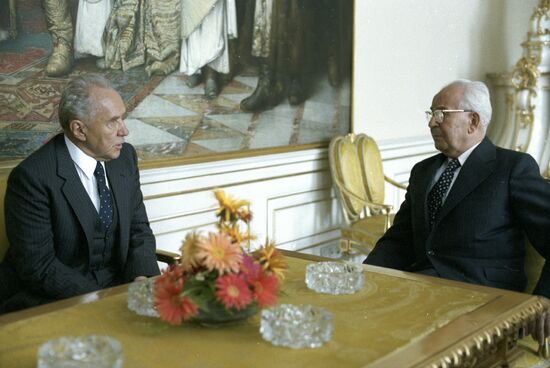 Alexei Kosygin visiting Czechoslovakia