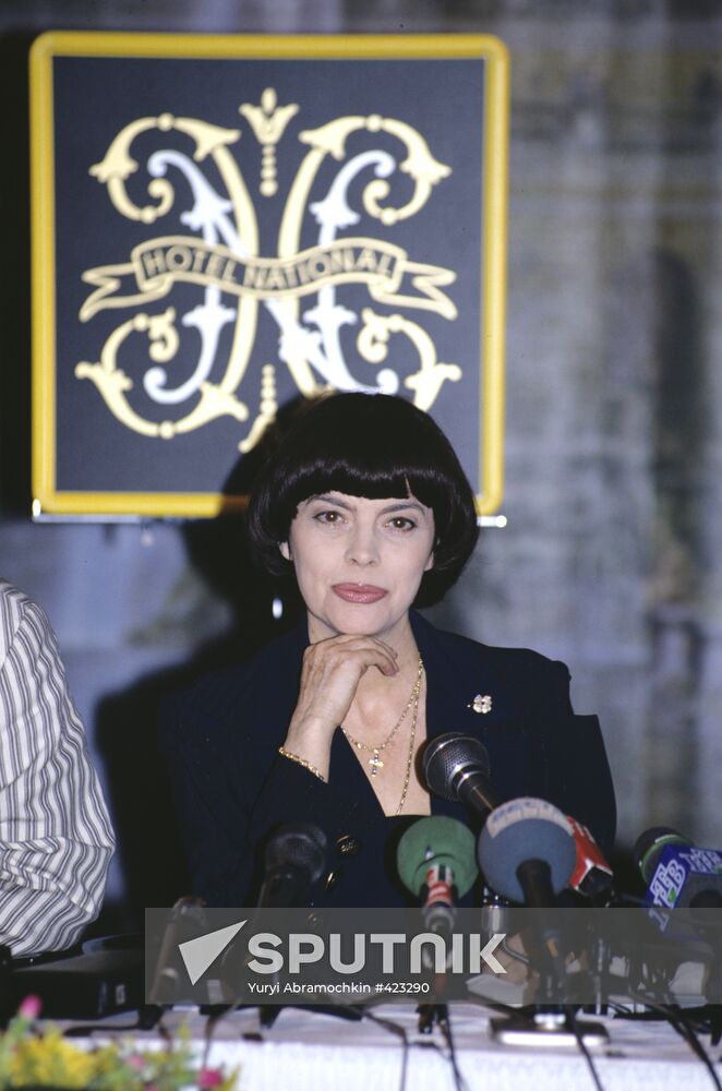 French singer Mireille Mathieu