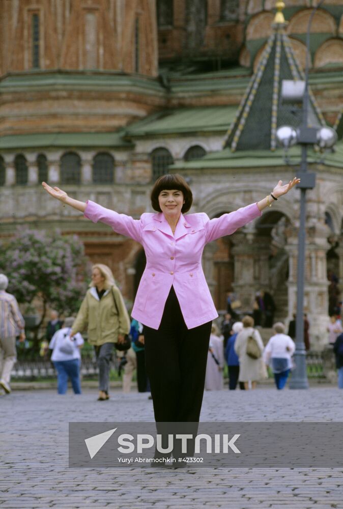 French singer Mireille Mathieu