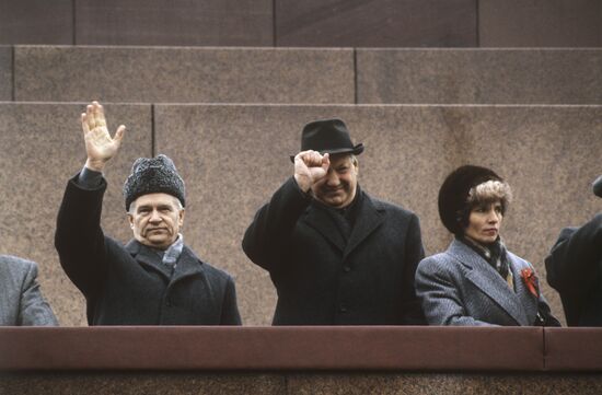 Ivan Vasilyev and Boris Yeltsin