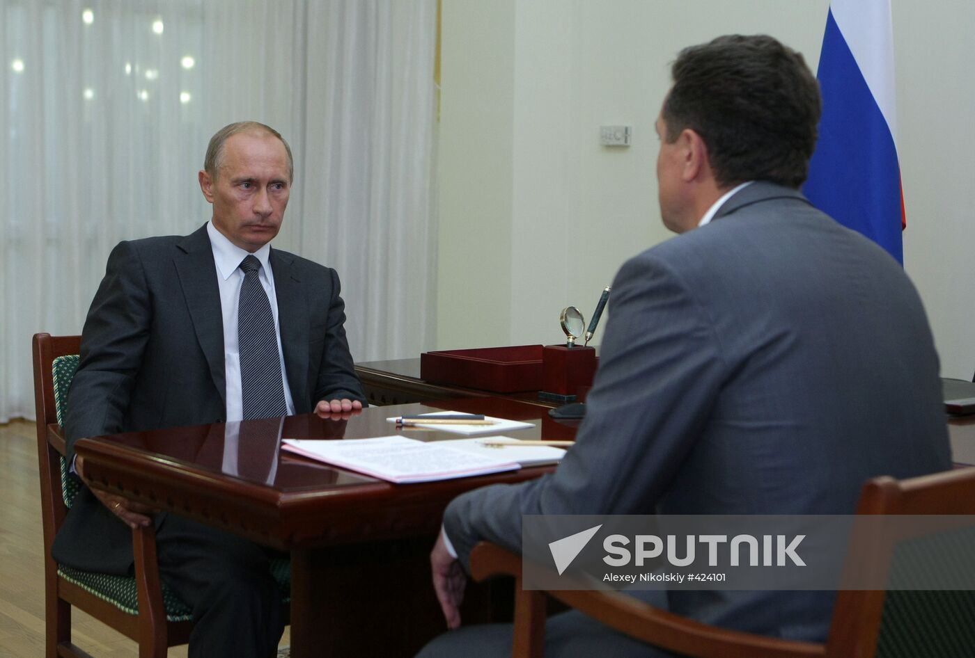 Vladimir Putin meets with Valery Gayevsky