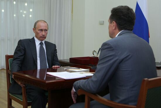 Vladimir Putin meets with Valery Gayevsky