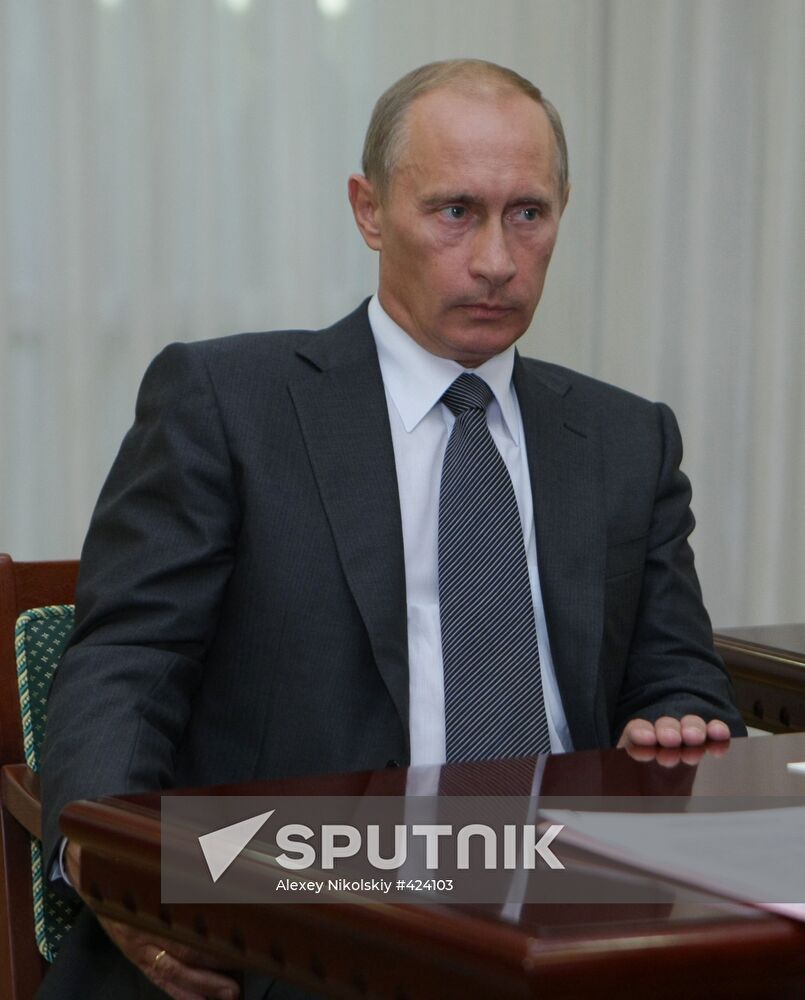 Vladimir Putin meets with Valery Gayevsky