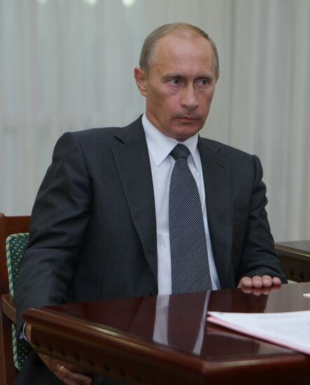 Vladimir Putin meets with Valery Gayevsky