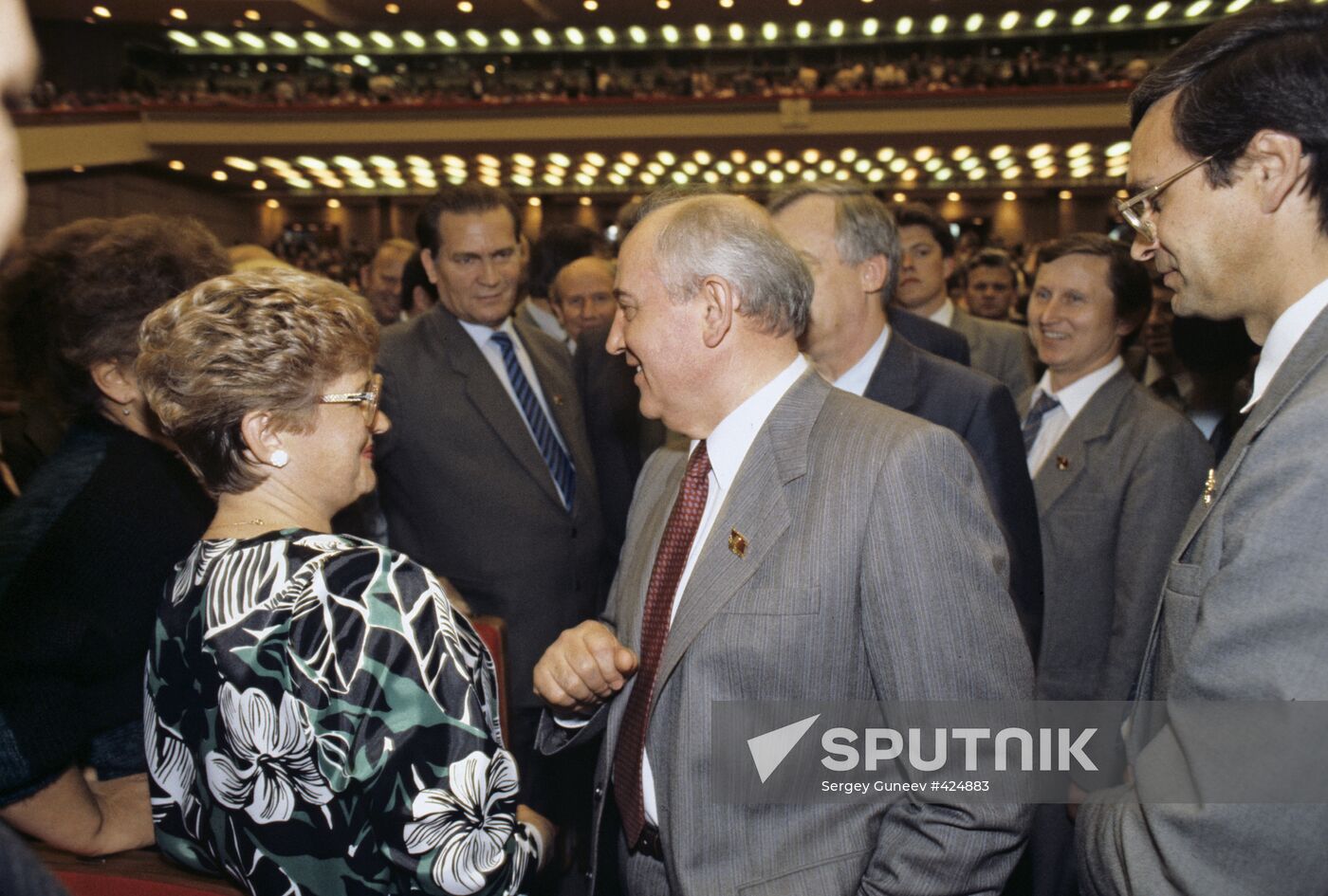 Bella Kurkova and Mikhail Gorbachev