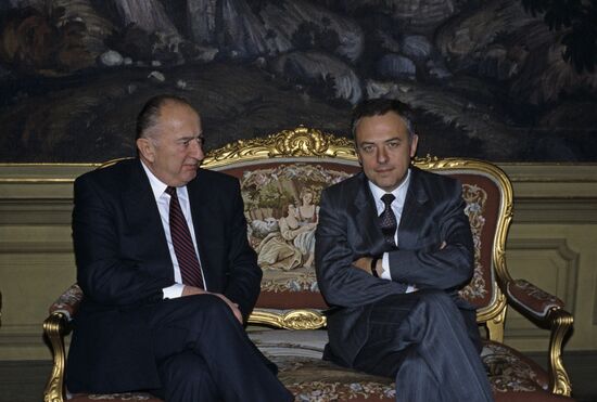Alexander Chikvaidze and Andrei Kozyrev