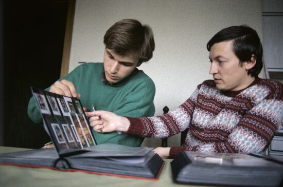 Anatoly Karpov and Andrei Chesnokov