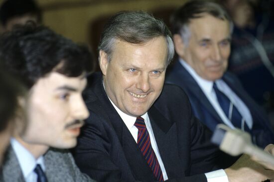 St. Petersburg Mayor Anatoly Sobchak