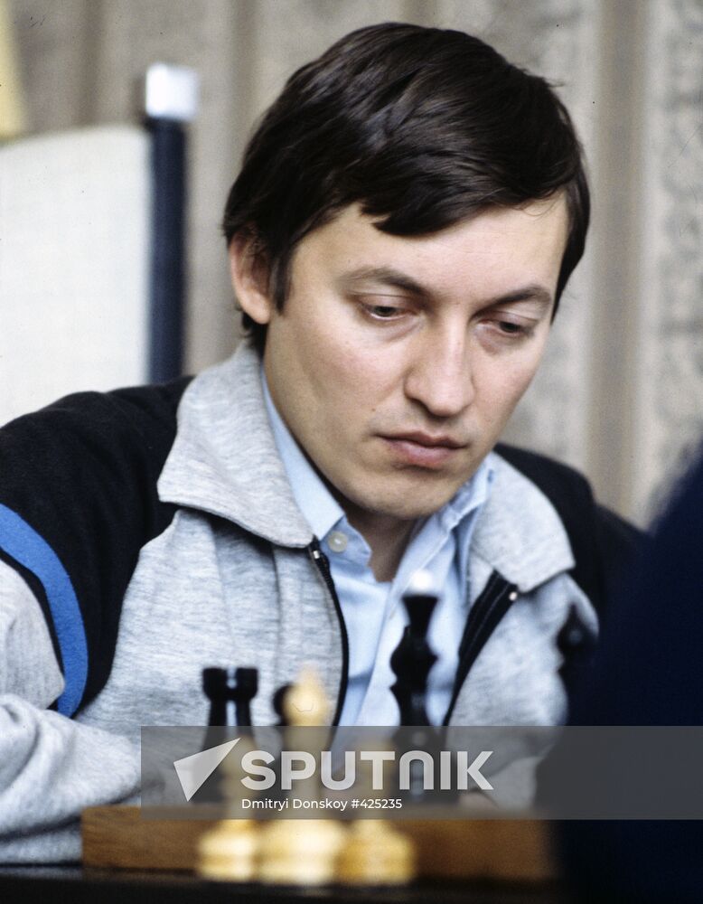 Chess player Anatoly Karpov