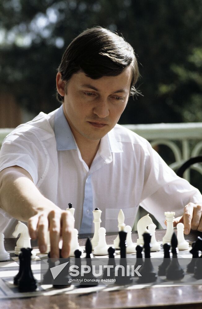 Chess player Anatoly Karpov