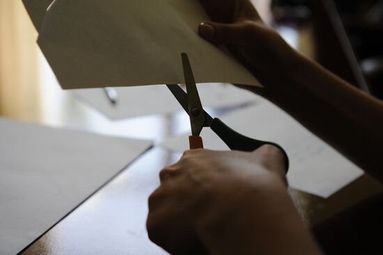Stationery for left-handed people
