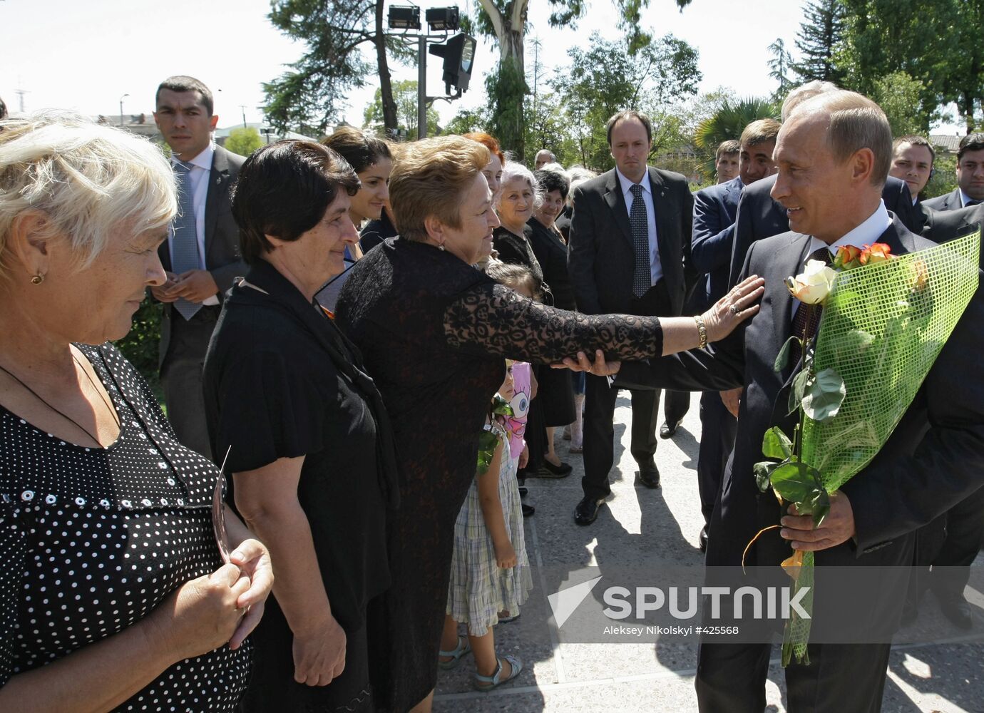 Prime Minister Vladimir Putin visits Abkhazia