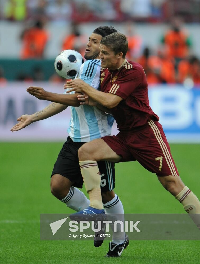 Russia and Argentina meet in Moscow international friendly