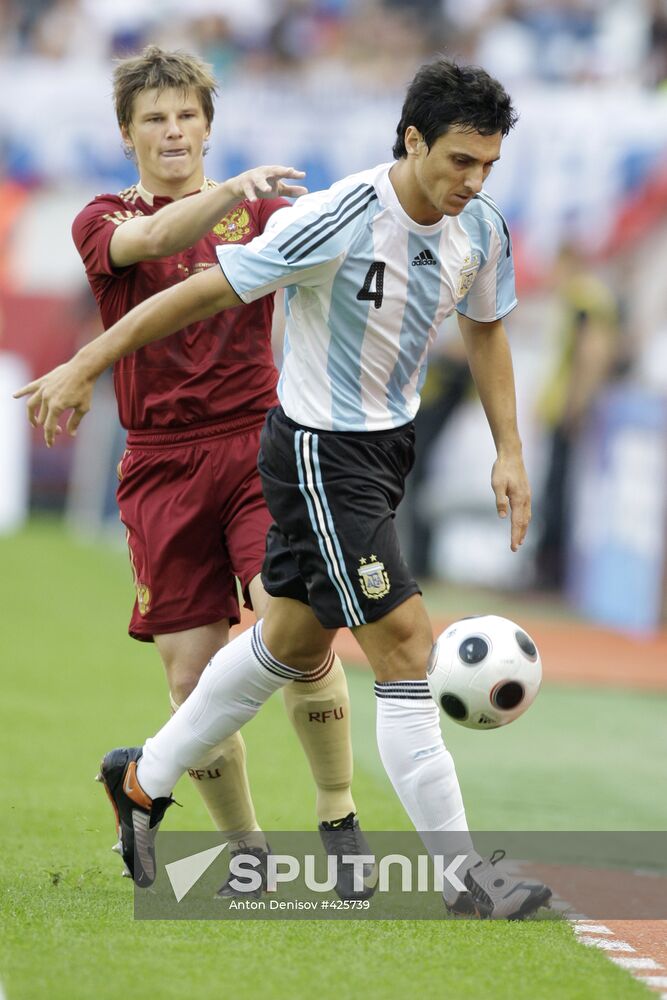 Russia vs. Argentina international friendly