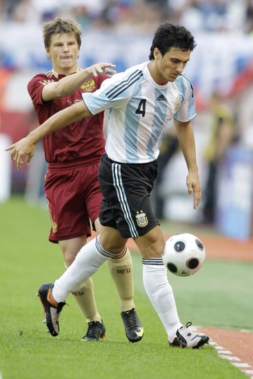 Russia vs. Argentina international friendly