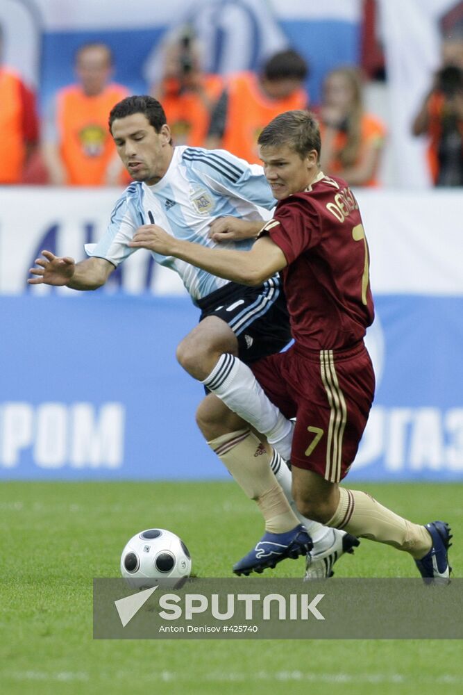 Russia vs. Argentina international friendly