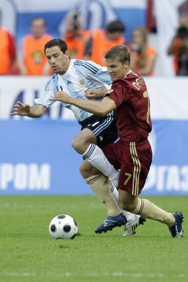 Russia vs. Argentina international friendly