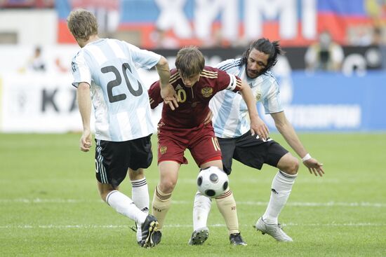 Russia vs. Argentina international friendly