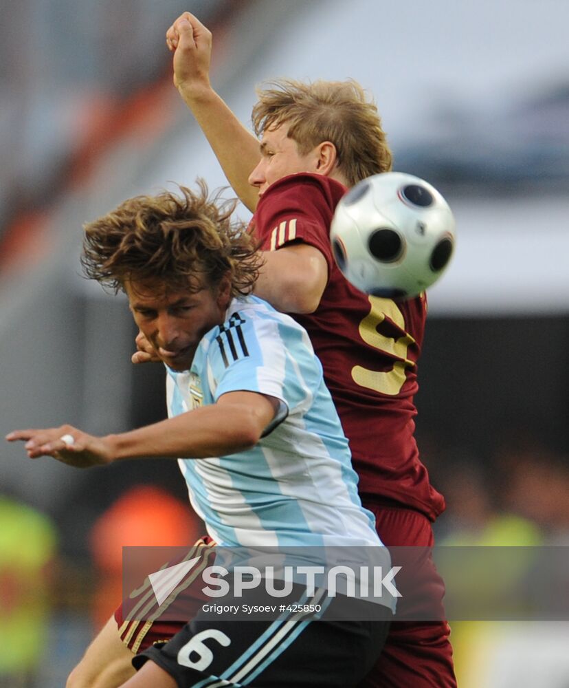 Argentina beats Russia 3-2 in Moscow international friendly