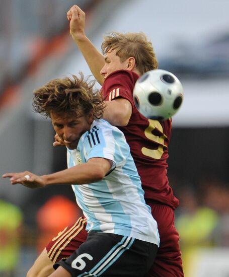 Argentina beats Russia 3-2 in Moscow international friendly